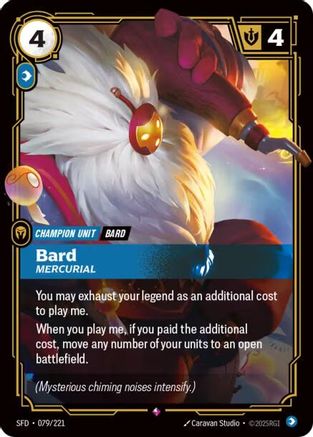 Bard - Mercurial (079/221) [Spiritforged] Foil - Deck Out Gaming