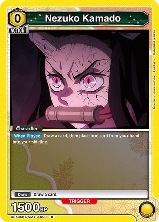 Nezuko Kamado (003) (Box Topper Foil) (UEX05BT/KMY-3-003) [UEX05BT: Demon Slayer: Kimetsu no Yaiba Vol.2] Foil - Deck Out Gaming