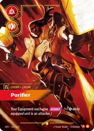 Lucian - Purifier (Overnumbered) (241/221) [Spiritforged] Foil - Deck Out Gaming