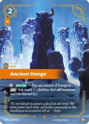 Ancient Henge (117/221) [Spiritforged] Foil - Deck Out Gaming