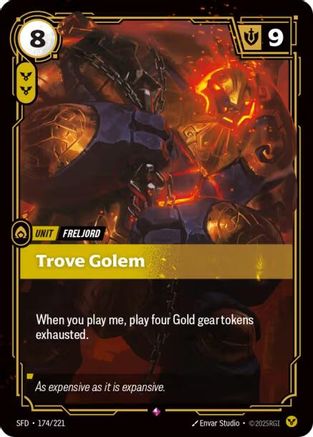 Trove Golem (174/221) [Spiritforged] Foil - Deck Out Gaming