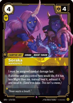 Soraka - Wanderer (173/221) [Spiritforged] Foil - Deck Out Gaming