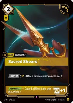Sacred Shears (172/221) [Spiritforged] Foil - Deck Out Gaming