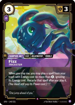 Fizz - Trickster (140/221) [Spiritforged] Foil - Deck Out Gaming