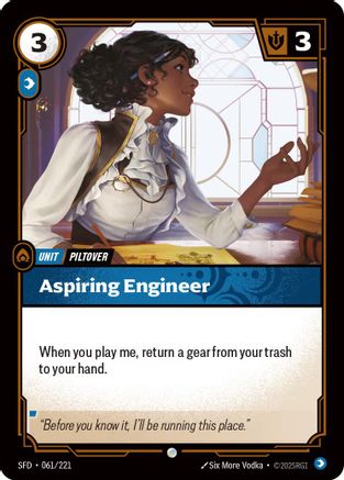 Aspiring Engineer (061/221) [Spiritforged] Foil - Deck Out Gaming