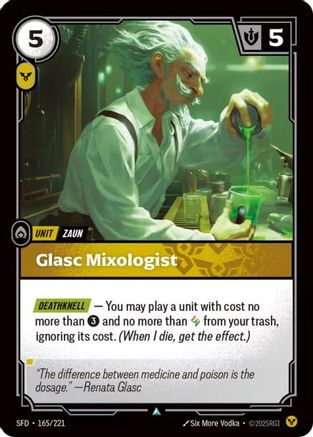 Glasc Mixologist (165/221) [Spiritforged] Foil - Deck Out Gaming