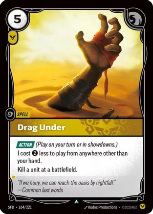 Drag Under (164/221) [Spiritforged] - Deck Out Gaming
