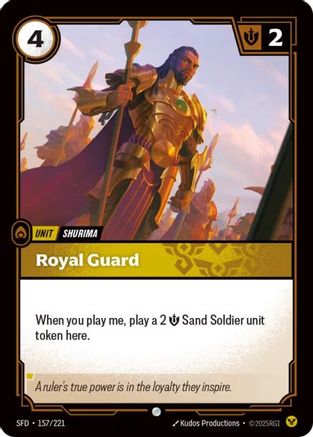 Royal Guard (157/221) [Spiritforged] Foil - Deck Out Gaming