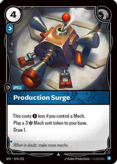 Production Surge (076/221) [Spiritforged] Foil - Deck Out Gaming