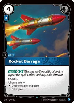 Rocket Barrage (077/221) [Spiritforged] - Deck Out Gaming