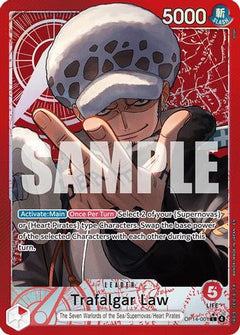 Trafalgar Law - OP14-001 (Alternate Art) (OP14-001) [The Azure Sea's Seven] Foil-1
