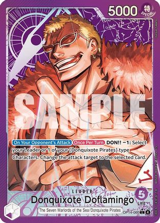 Donquixote Doflamingo - OP14-060 (Alternate Art) (OP14-060) [The Azure Sea's Seven] Foil-1