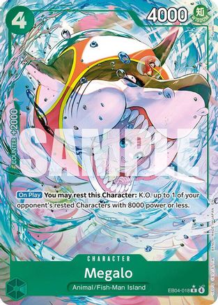 Megalo (Alternate Art) (EB04-018) [The Azure Sea's Seven] Foil - Deck Out Gaming
