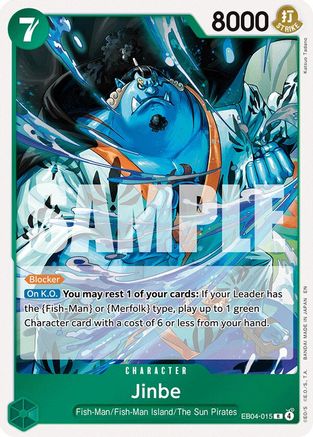 Jinbe - EB04-015 (EB04-015) [The Azure Sea's Seven] Foil