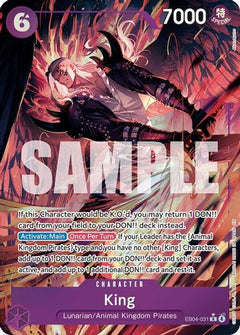 King (Alternate Art) (EB04-031) [The Azure Sea's Seven] Foil-1