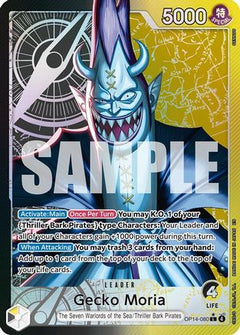 Gecko Moria - OP14-080 (Alternate Art) (OP14-080) [The Azure Sea's Seven] Foil - Deck Out Gaming