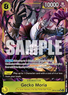 Gecko Moria - OP14-104 (Alternate Art) (OP14-104) [The Azure Sea's Seven] Foil-1