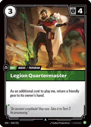 Legion Quartermaster (044/221) [Spiritforged] Foil - Deck Out Gaming