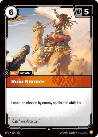 Ruin Runner (105/221) [Spiritforged] Foil - Deck Out Gaming