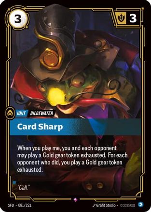 Card Sharp (081/221) [Spiritforged] Foil - Deck Out Gaming