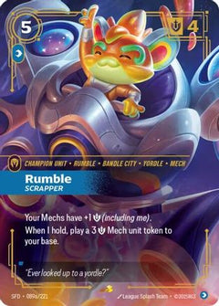 Rumble - Scrapper (Alternate Art) (089a/221) [Spiritforged] Foil - Deck Out Gaming