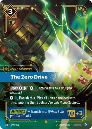 The Zero Drive (090/221) [Spiritforged] Foil - Deck Out Gaming