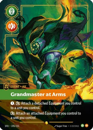 Jax - Grandmaster At Arms (Overnumbered) (245/221) [Spiritforged] Foil - Deck Out Gaming