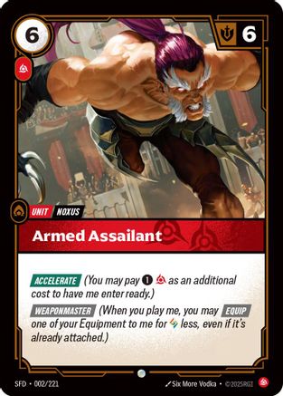 Armed Assailant (002/221) [Spiritforged] Foil - Deck Out Gaming