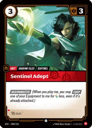 Sentinel Adept (008/221) [Spiritforged] Foil - Deck Out Gaming