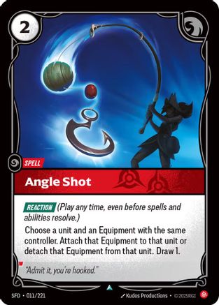Angle Shot (011/221) [Spiritforged] Foil - Deck Out Gaming