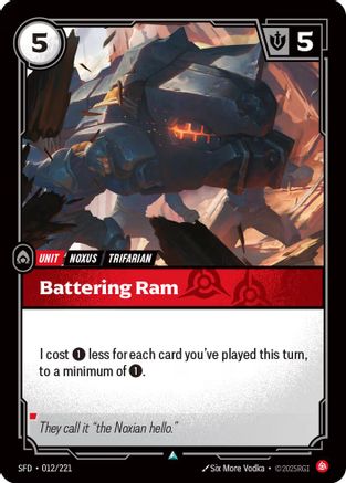 Battering Ram (012/221) [Spiritforged] Foil - Deck Out Gaming