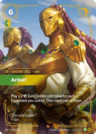Arise! (198/221) [Spiritforged] Foil - Deck Out Gaming