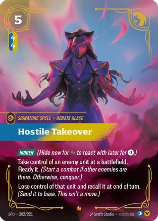 Hostile Takeover (202/221) [Spiritforged] Foil - Deck Out Gaming