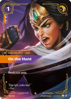 On the Hunt (204/221) [Spiritforged] Foil - Deck Out Gaming