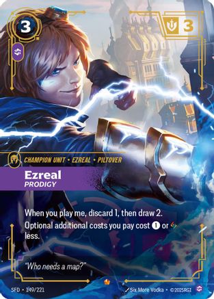 Ezreal - Prodigy (149/221) [Spiritforged] Foil - Deck Out Gaming