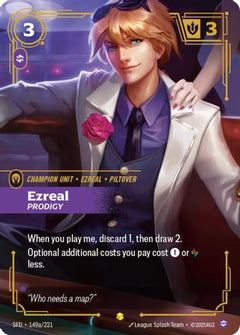 Ezreal - Prodigy (Alternate Art) (149a/221) [Spiritforged] Foil - Deck Out Gaming