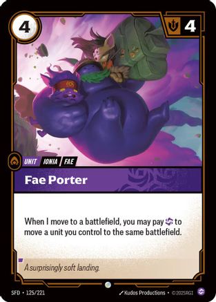 Fae Porter (125/221) [Spiritforged] Foil - Deck Out Gaming