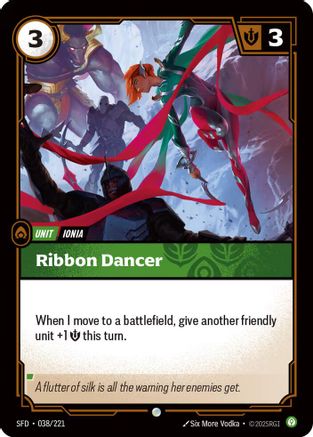 Ribbon Dancer (038/221) [Spiritforged] Foil - Deck Out Gaming