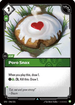 Poro Snax (046/221) [Spiritforged] Foil - Deck Out Gaming