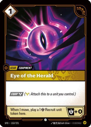 Eye of the Herald (153/221) [Spiritforged] Foil - Deck Out Gaming