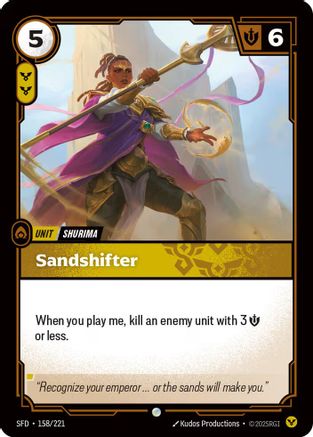 Sandshifter (158/221) [Spiritforged] - Deck Out Gaming
