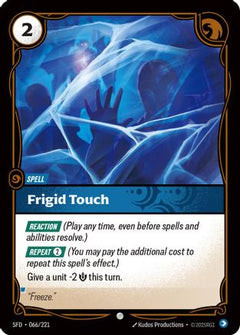 Frigid Touch (066/221) [Spiritforged] - Deck Out Gaming
