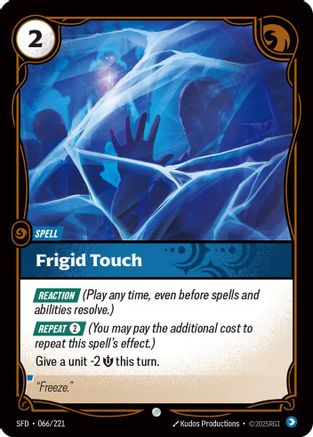 Frigid Touch (066/221) [Spiritforged] Foil - Deck Out Gaming