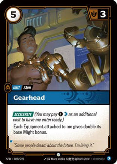 Gearhead (068/221) [Spiritforged] Foil - Deck Out Gaming