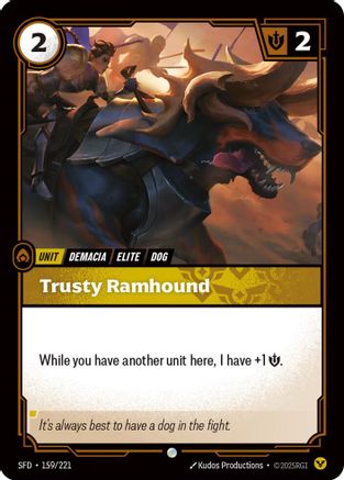 Trusty Ramhound (159/221) [Spiritforged] Foil - Deck Out Gaming