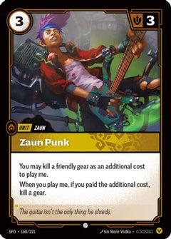 Zaun Punk (160/221) [Spiritforged] Foil - Deck Out Gaming