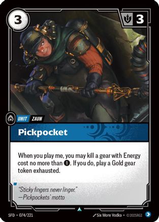 Pickpocket (074/221) [Spiritforged] Foil - Deck Out Gaming