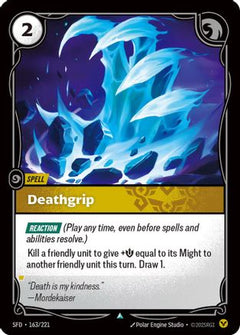 Deathgrip (163/221) [Spiritforged] - Deck Out Gaming