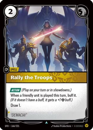 Rally the Troops (166/221) [Spiritforged] Foil - Deck Out Gaming