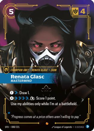 Renata Glasc - Mastermind (088/221) [Spiritforged] Foil - Deck Out Gaming